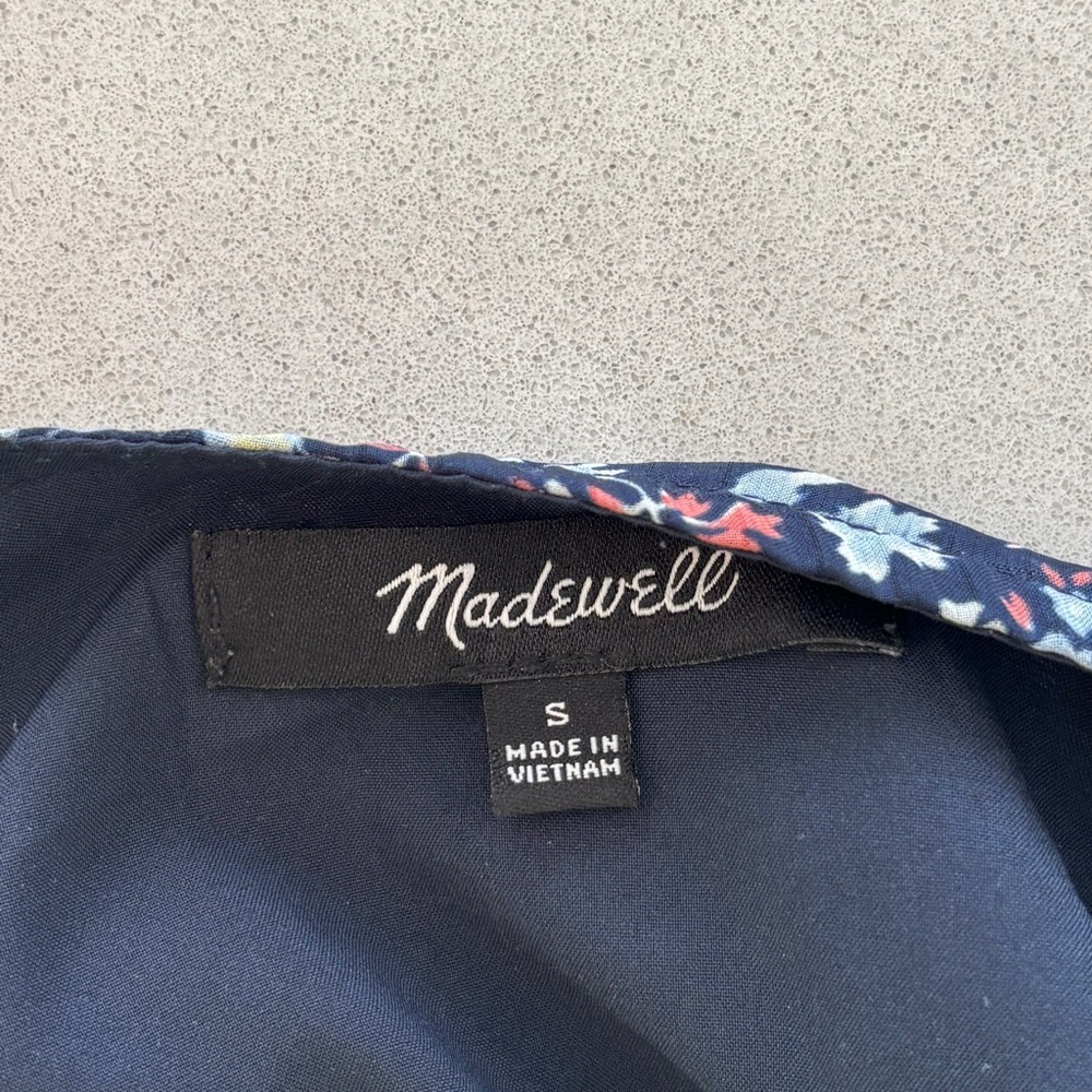 Madewell Tie Waist Midi Dress in Harvest Vine Size Small - Picture 13 of 13